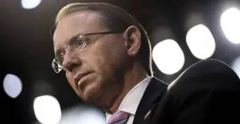 Rosenstein denies voicing plot to remove Trump