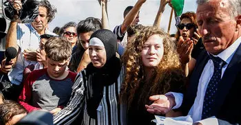 Palestinian teen who slapped Israeli soldier released