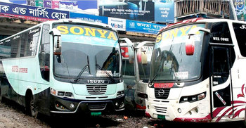 টাঙ্গাইলে বাসের টিকিট বিক্রি হলেও চালক আসেননি