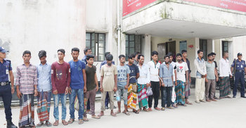 ফরিদপুরে মাদক বিরোধী অভিযানে ৭৬ জন গ্রেফতার