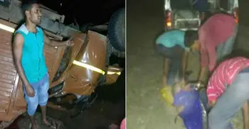21 killed after wedding party truck falls off bridge in India