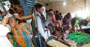 নাটোরে বজ্রপাতে নারীসহ আহত ৯