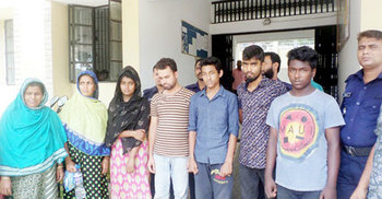 বালিয়াকান্দিতে স্কুলছাত্রকে কুপিয়ে হত্যার ঘটনায় গ্রেফতার ৮