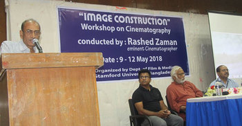 স্টামফোর্ডে সিনেমাটোগ্রাফি বিষয়ক চারদিনব্যাপী কর্মশালা শুরু