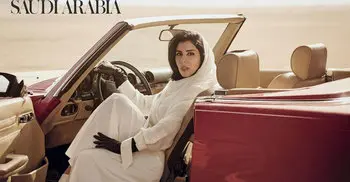 Vogue puts Saudi princess in the driver’s seat