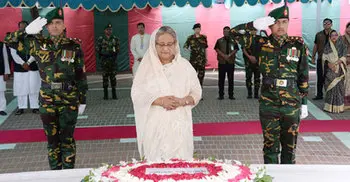 PM offers ziarat at Bangabandhu’s mazar in Tungipara