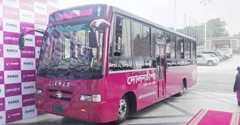 AC bus service ‘Dolonchapa’ for women in city