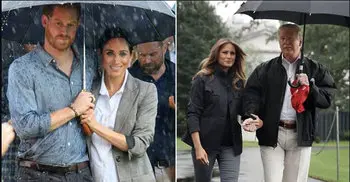 A tale of 2 umbrellas: Meghan shared, Trump didn’t