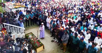 Ayub Bachchu’s first janaza held in Dhaka