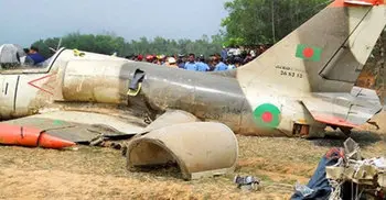 BAF pilot killed as training aircraft crashes in Tangail