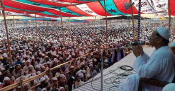 নিষেধাজ্ঞা উপেক্ষা করে চরমোনাই মাহফিল শুরু