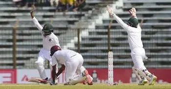 Bangladesh beat West Indies by 64 runs in 1st test