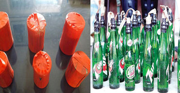 হবিগঞ্জে ককটেল ও পেট্রোল বোমা উদ্ধার