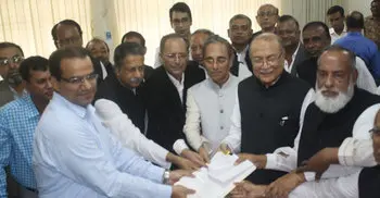 Nomination papers for Sheikh Hasina submitted for Gopalganj-3
