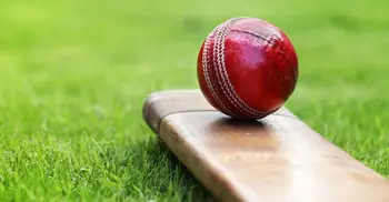 Amateur child cricketers play with cricket legends
