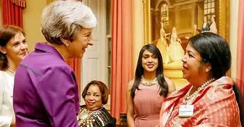 Speaker Shirin Sharmin calls on British PM
