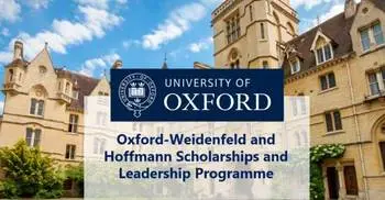 Oxford-Weidenfeld and Hoffmann Scholarship and Leadership Programme