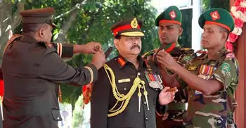 Army chief awarded ‘5th Colonel of the Regiment’