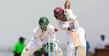 WI score 303/6 on day 1 in warm-up match