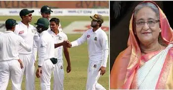 PM greets Tigers for whitewashing West Indies in Test series