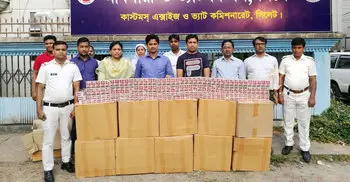 Illegal cigarettes Tk 1.5 crore seized in Sylhet