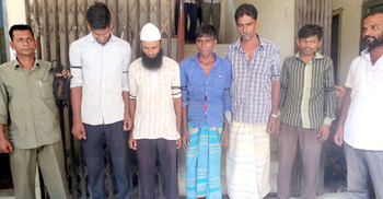 টাঙ্গাইলে শাল ও গজারি গাছসহ আটক ৭