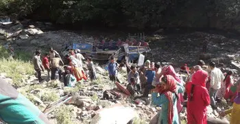 32 killed after bus plunges into gorge in Jammu and Kashmir