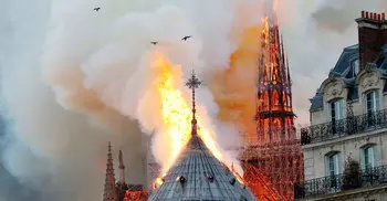 Fire at Notre Dame Cathedral in Paris under control