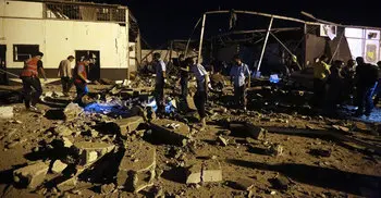Airstrike hits migrant detention center in Libya, 40 killed