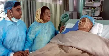 Ershad suffers from breathing problems