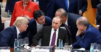 A fake photo of Trump and Putin is going viral