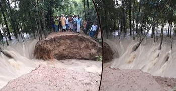 বেড়িবাঁধ ভেঙে ফেনীর ১৫ গ্রাম প্লাবিত