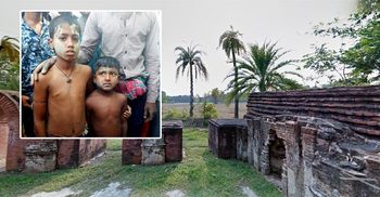 বস্তায় ভরে দুই শিশুকে ফেলে পালালো পাচারকারীরা