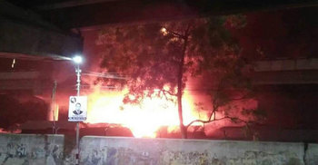 খিলগাঁও বাজারে ভয়াবহ আগুন