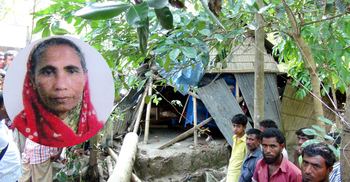 ঘূর্ণিঝড়ে মারা গেলেন ঘুমন্ত বৃদ্ধা