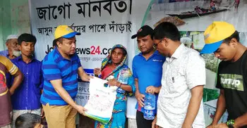 Jago News and PRAN-RFL aid in Kurigram in the second phase