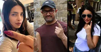 The rich and famous vote in India’s election