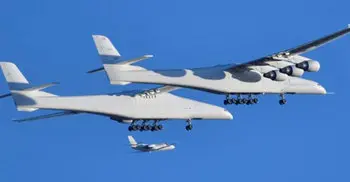 ‘World’s largest plane’ lifts off for the first time
