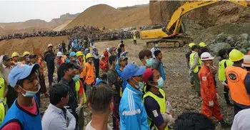 Landslide in Myanmar kills 13