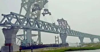 10th span of Padma Bridge installed