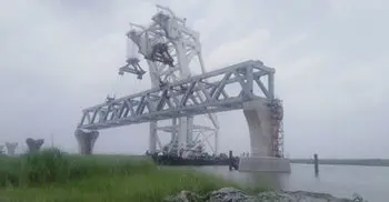 12th span of Padma Bridge installed