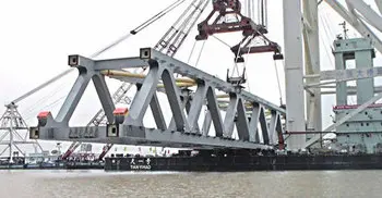 14th span of mega Padma Bridge installed