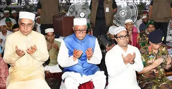 President offers Eid-ul-Azha prayers at National Eidgah