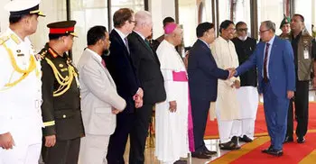 President returns home after treatment abroad