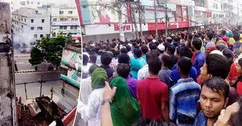 Garment worker killed; Police open fire in capital, 2 injured