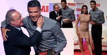 Cristiano Ronaldo receives the MARCA Legend award