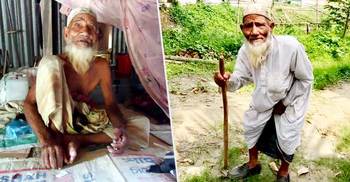 বয়স্ক ভাতার পেছনে ছুটতে ছুটতে হাতেম আলীর বয়স এখন ১২১ বছর