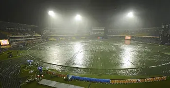 Rain delays toss