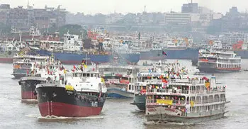 Water transport services on all routes suspended