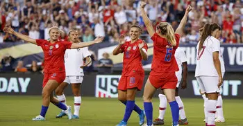 Lloyd, US women ease past Portugal in front of record crowd